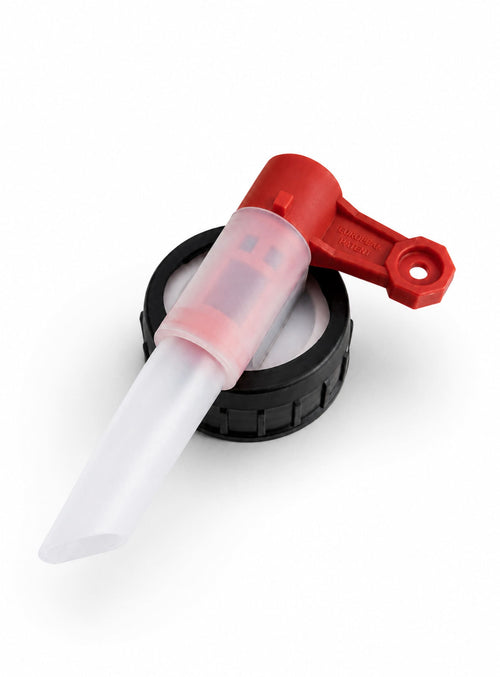Refill your Le Feu Dome or Eye fireplace safely with this bioethanol bottle dispensing tap.