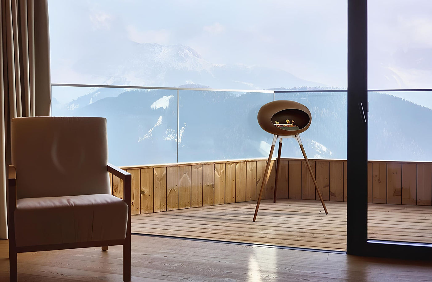 Le Feu redefines the fireplace for modern living.