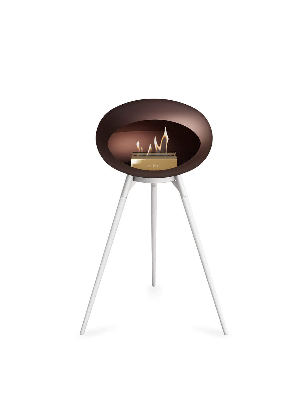 Ground High Dome Mocca: Freestanding Fireplace – Le Feu Fires